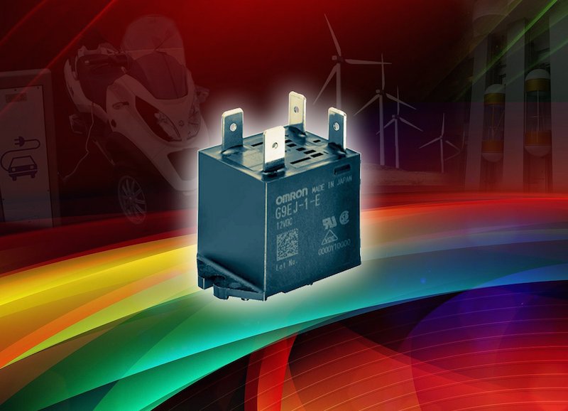 Omron launches efficient high-power DC relay